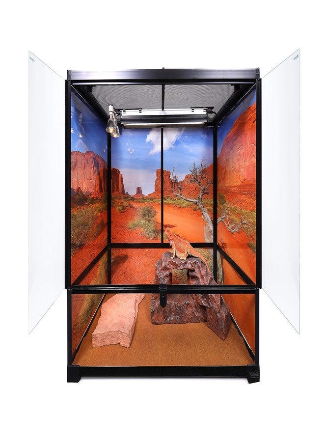CAROLINACUSTOMCAGES سجادة كارولينا المخصصة للزواحف، لون كوبر كانيون، مقاس 24 × 36 بوصة، قطعتان - Image 2
